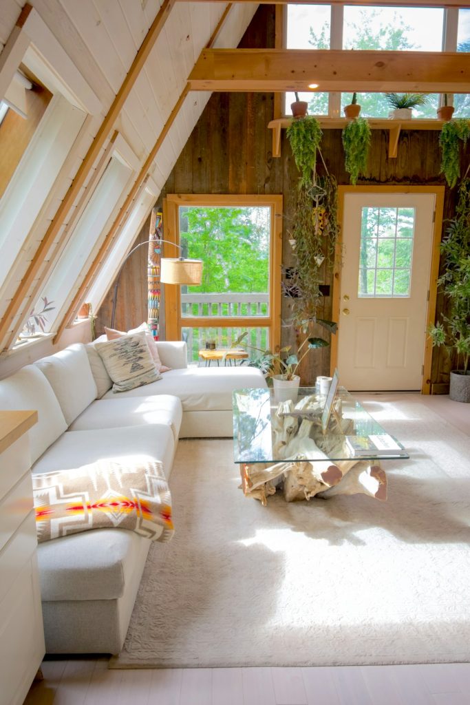 Living room interior design.